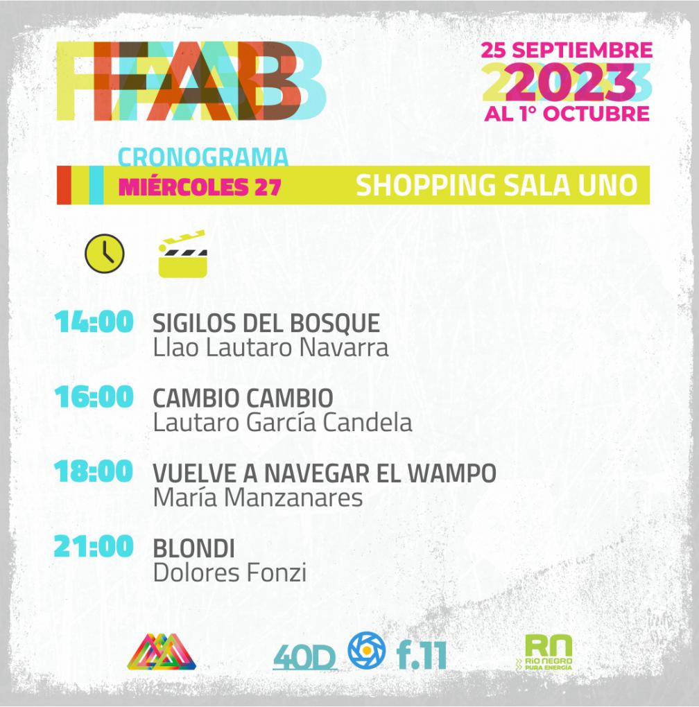 FAB CRONOGRAMA MI&Eacute;RCOLES 27 SHOPPING SALA UNO
