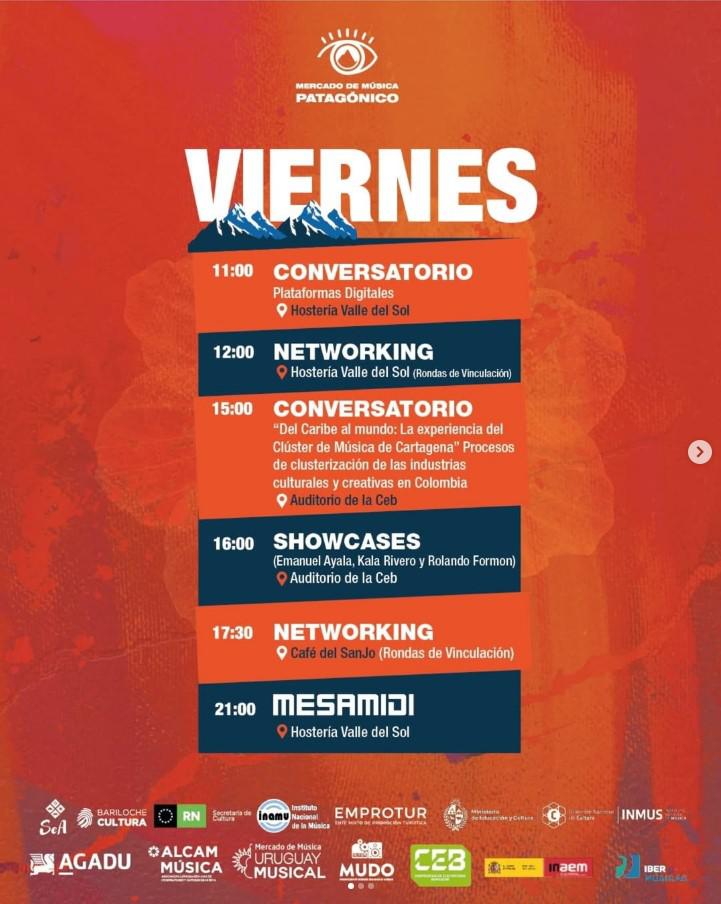 Programaci&oacute;n Mercado de M&uacute;sica Patag&oacute;nico - Viernes