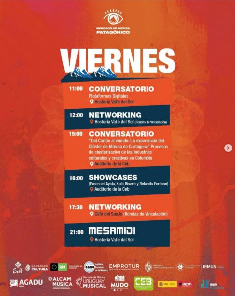 Programaci&oacute;n Mercado de M&uacute;sica Patag&oacute;nico - Viernes