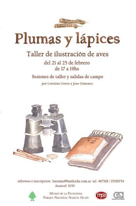 Taller de Ilustraci&oacute;n de Aves “Plumas y L&aacute;pices”