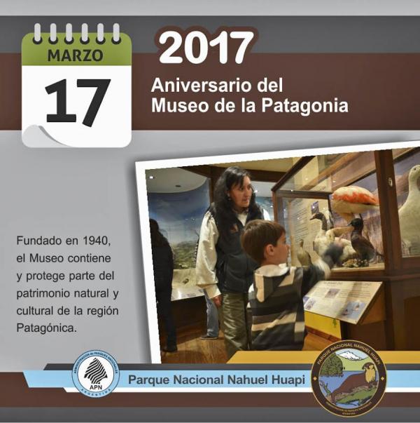 17 de marzo aniversario del Museo de la Patagonia