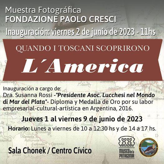 Muestra fotogr&aacute;fica Cuando la toscana descubre Am&eacute;rica 