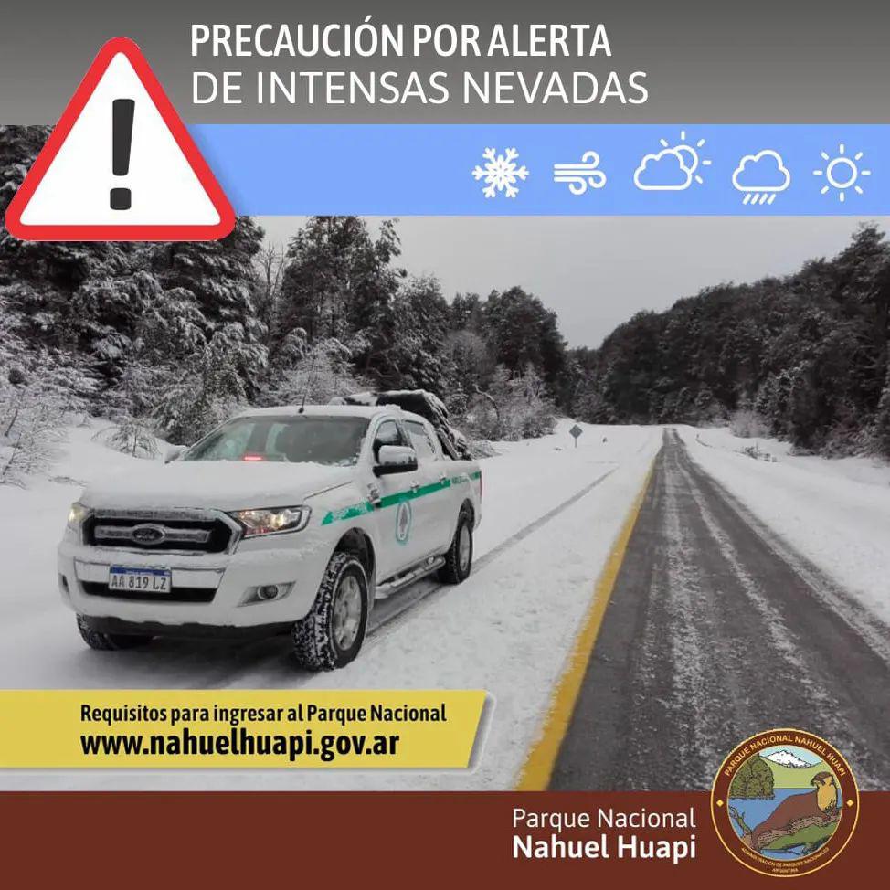 ➡ AMPLIACI&Oacute;N DEL ALERTA POR NEVADAS PARA DOMINGO 10 DE SEPTIEMBRE