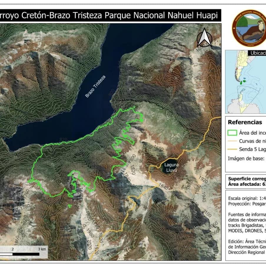  👉Incendio Arroyo Cret&oacute;n- Brazo Tristeza