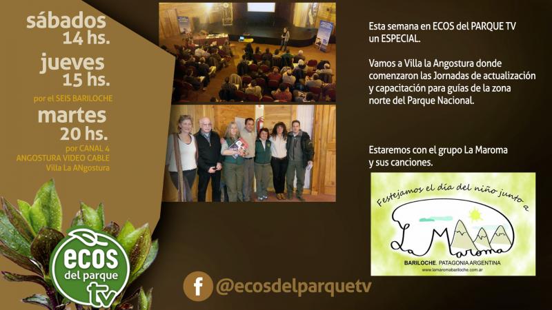 Esta semana en Ecos del Parque Tv. Jornada para guías y grupo La Maroma