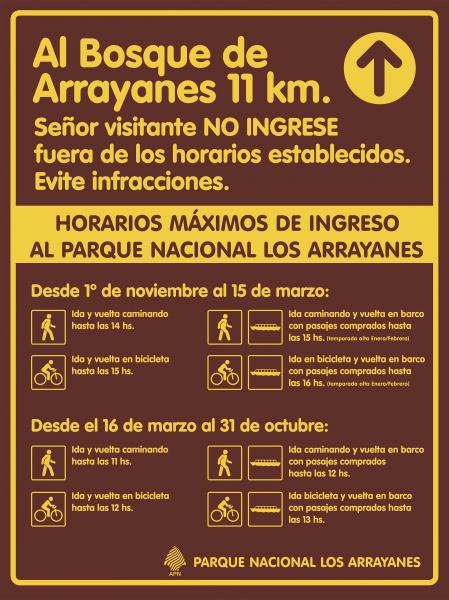 Cambio de  horario de ingreso a la Pen&iacute;nsula de Quetrihu&eacute;