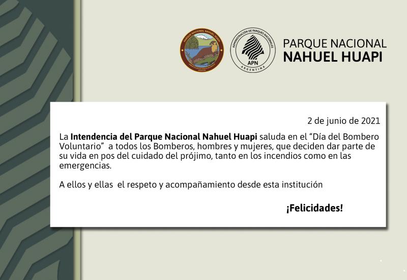 Feliz d&iacute;a del Bombero Voluntario