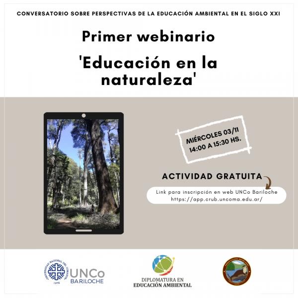 Primer webinario del conversatorio sobre Perspectivas de la Educaci&oacute;n Ambiental en el siglo XXI