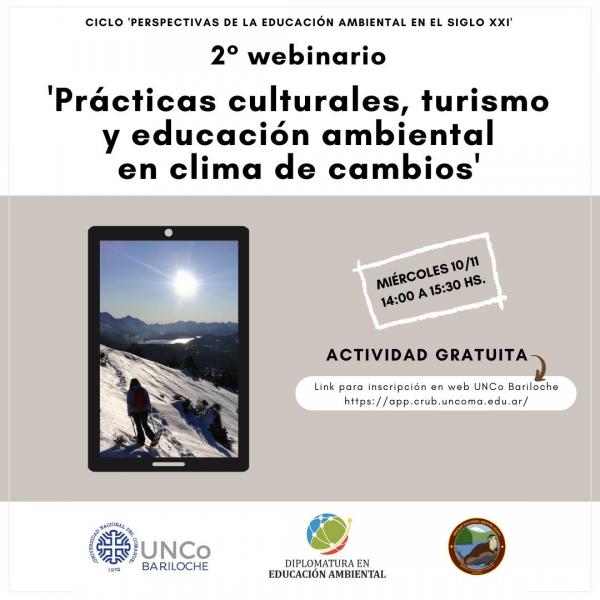 Segundo webinario del Ciclo Perspectivas de la Educaci&oacute;n Ambiental en el siglo XXI