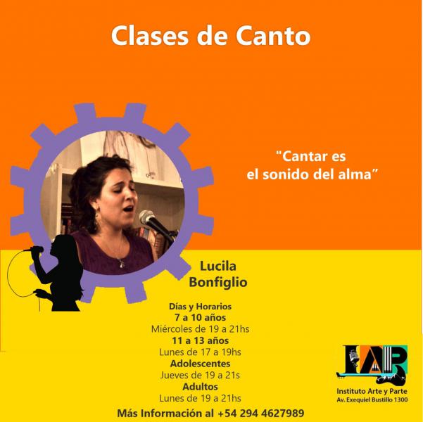 Clases de canto!