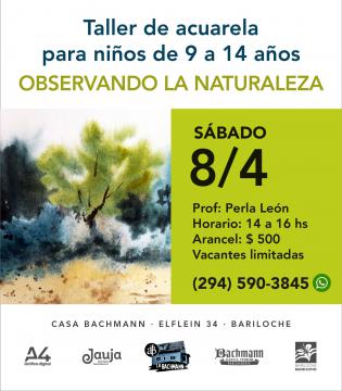 Acuarelas Taller para niños