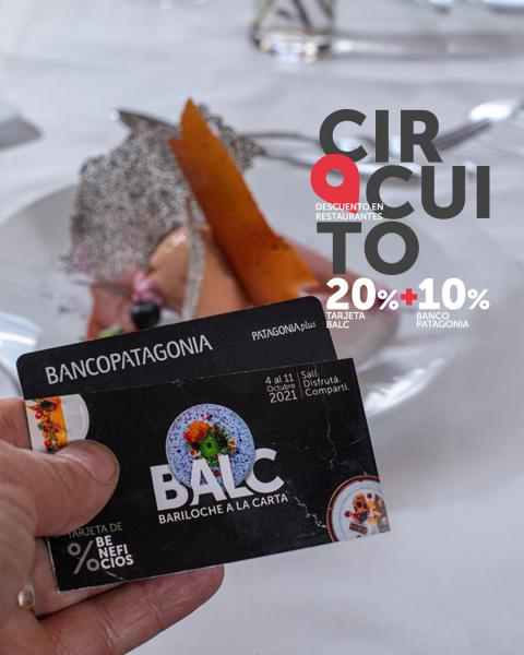 Descarg&aacute; tu tarjeta BALC 📲 para acceder al 20% de descuento en todo el Circuito .