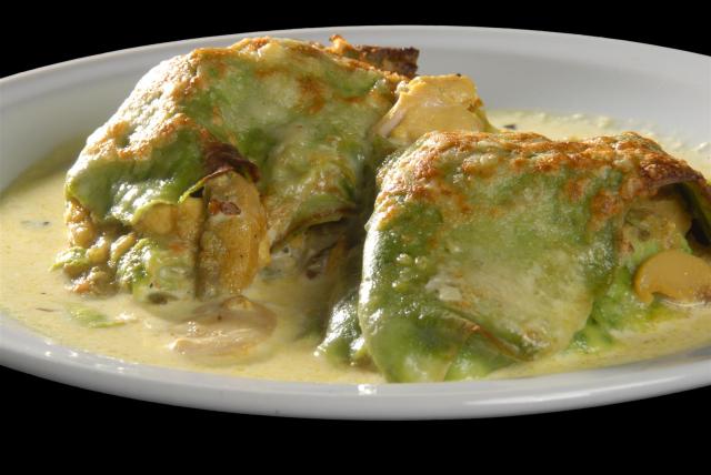 Crepes de pollo y Espina de Jauja comidas para llevar