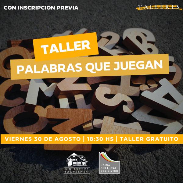 Taller Palabras que juegan
