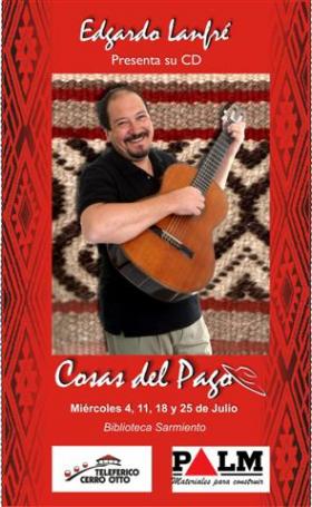   Edgardo Lanfr&eacute; presenta su nuevo CD “Cosas del pago”