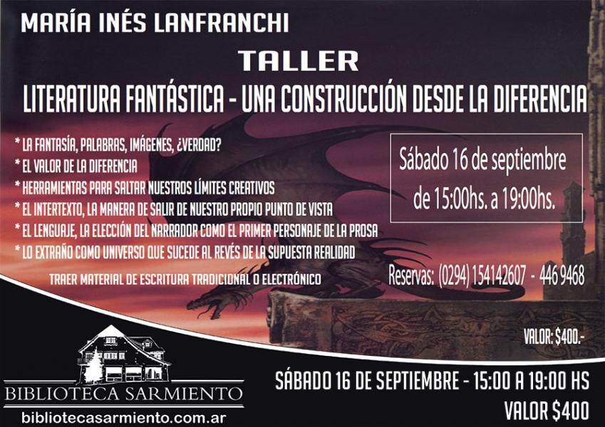 Taller de literatura fant&aacute;stica