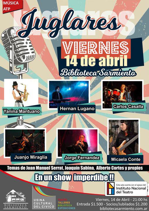 Juglares interpreta temas de Joan Manuel Serrat, Joaqu&iacute;n Sabina, Alberto Cortes y propios