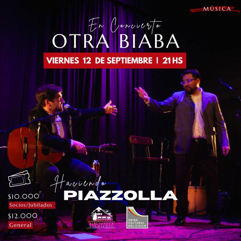 Otra Biaba en concierto: Piazzolla