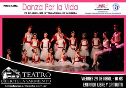 Programa Danza por la vida: Día internacional de la danza