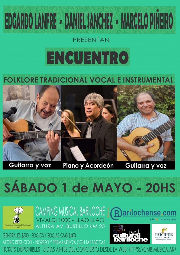 SUSPENDIDO: Edgardo Lanfr&eacute; Daniel S&aacute;nchez  Marcelo Pi&ntilde;eiro presentan ENCUENTRO