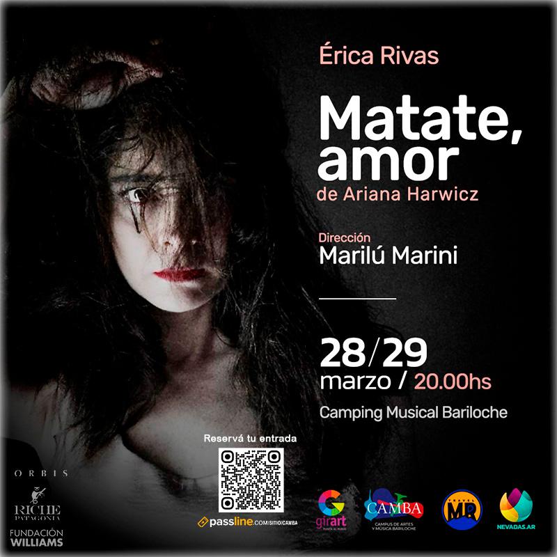 Mat&aacute;te Amor con Erica Rivas (LOCALIDADES AGOTADAS)