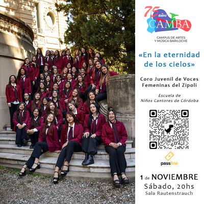 Coro Juvenil de Voces Femeninas del Zipoli presenta  En la eternidad de los cielos