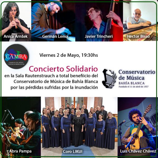 Concierto a beneficio del Conservatorio de M&uacute;sica de Bah&iacute;a Blanca 