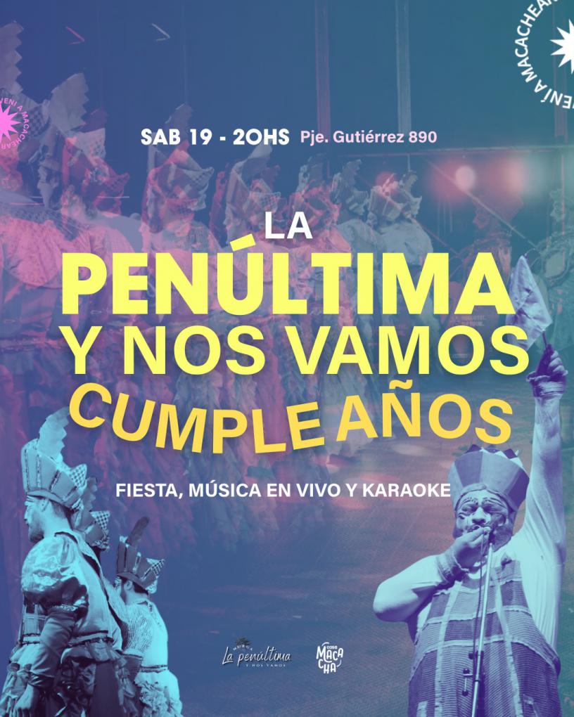 LA PEN&Uacute;LTIMA Y NOS VAMOS