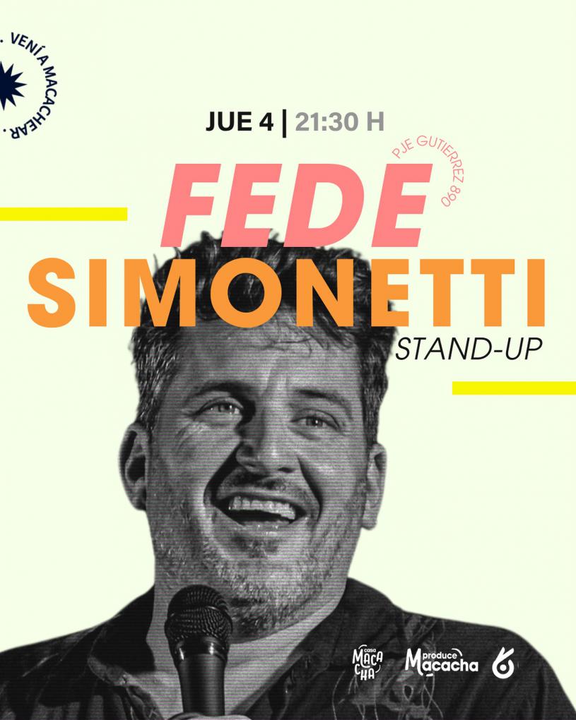 🎤 Fede Simonetti en Casa Macacha