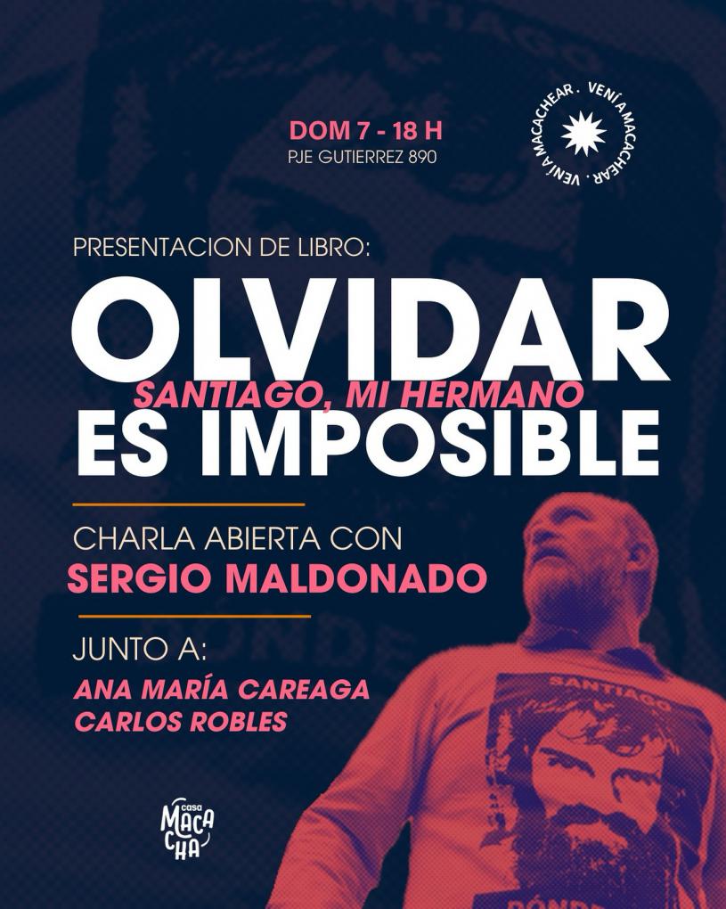 PRESENTACI&Oacute;N DE LIBRO  OLVIDAR ES IMPOSIBLE: Santiago, mi hermano