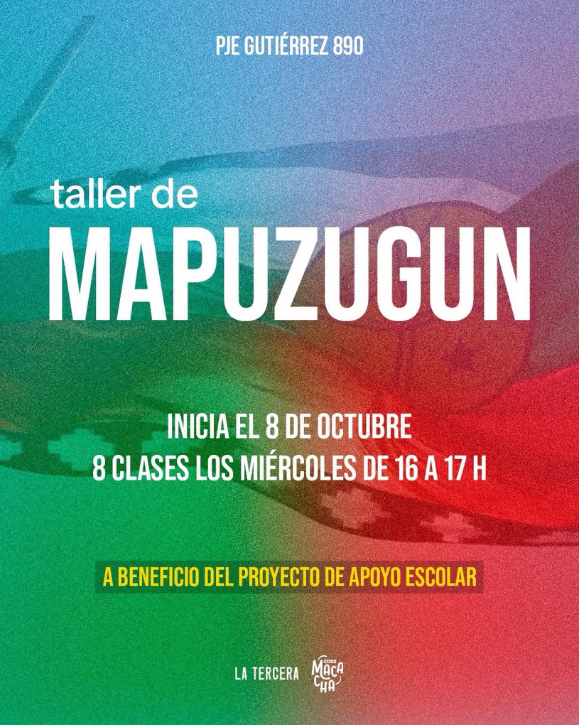  TALLER DE MAPUZUGUN PARA PRINCIPIANTES