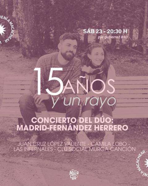 15 a&ntilde;os y un rayo: D&uacute;o Madrid-Fern&aacute;ndez Herrero