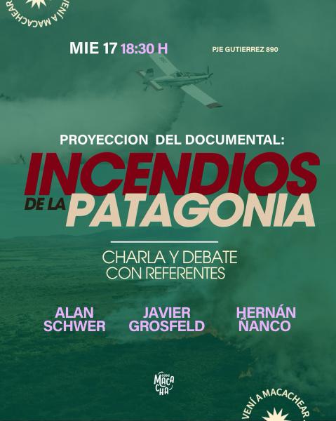 Proyecci&oacute;n + Charla: Incendios en la Patagonia