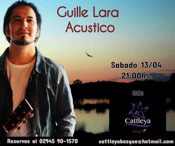 Guille Lara acústico en Cattleya