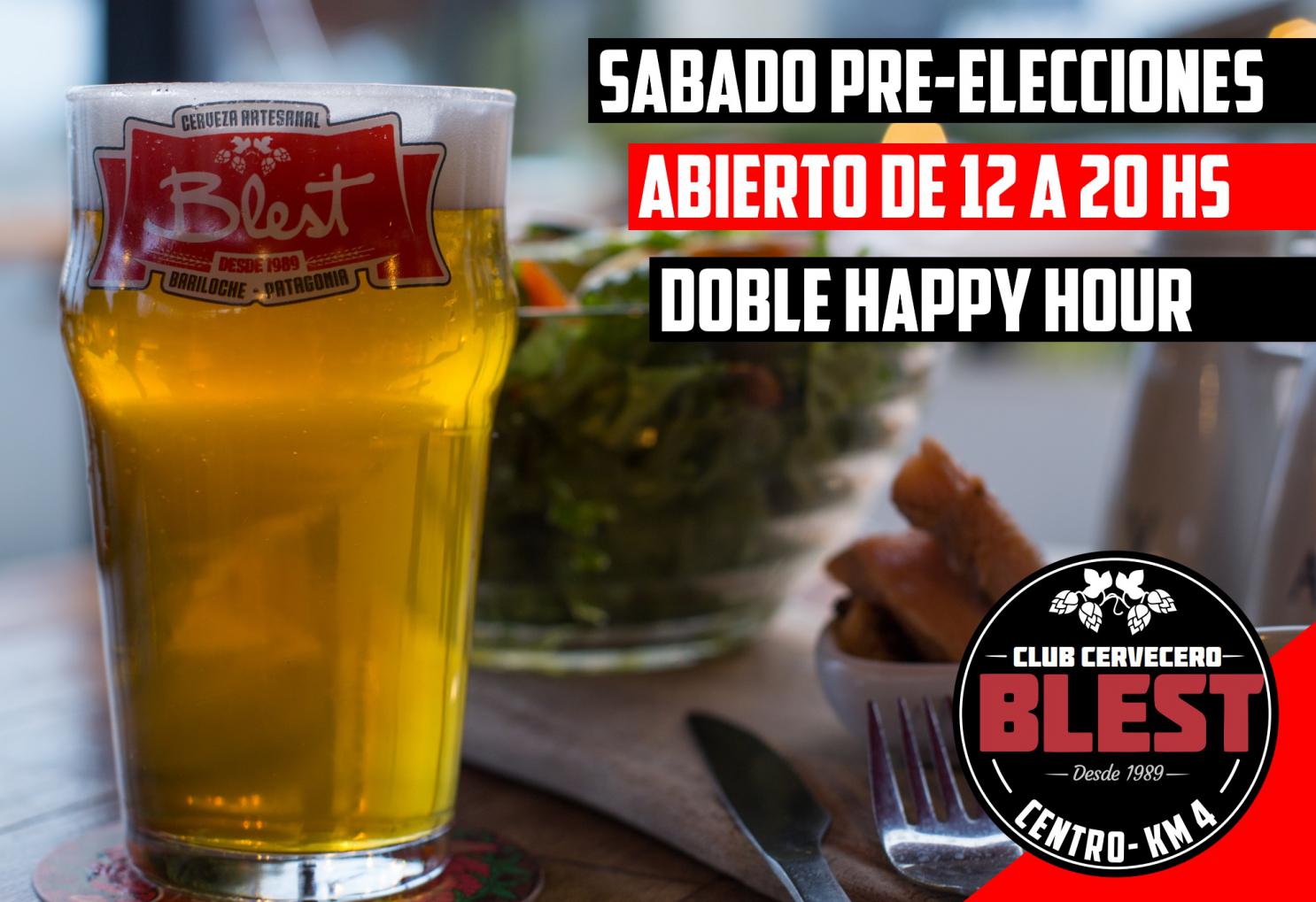 Sábado pre-elecciones en Club Cervecero Blest