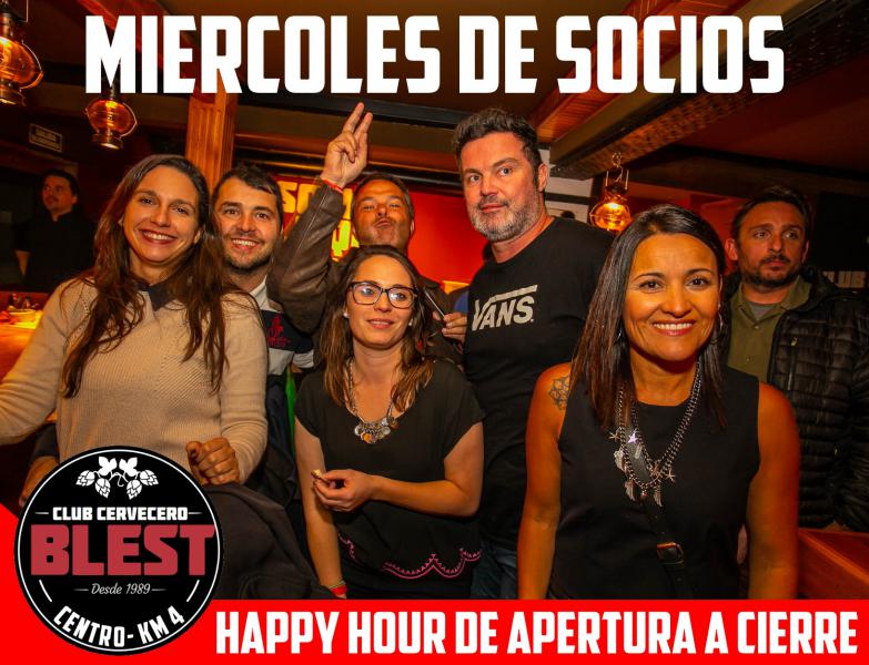 Miércoles de Socios en Club Cervecero Blest Bariloche