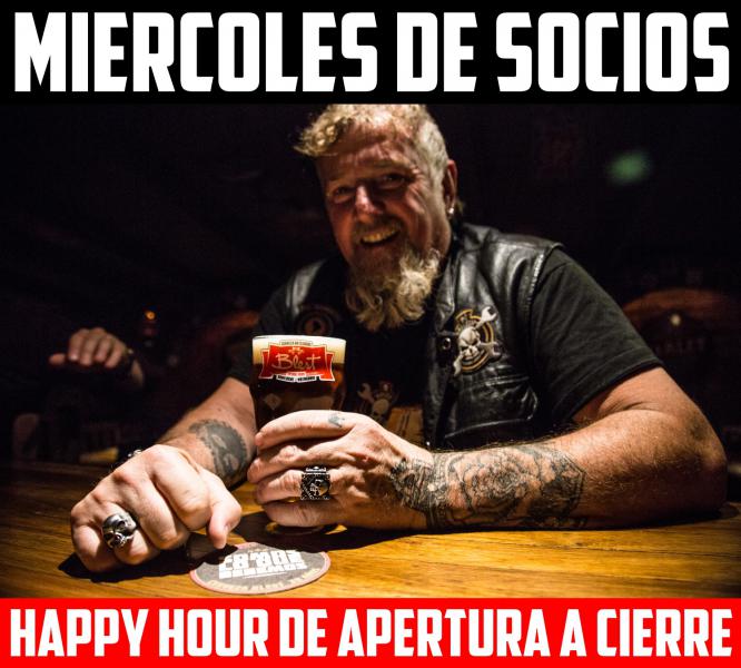 Miércoles de Socios en Club Cervecero Blest Bariloche