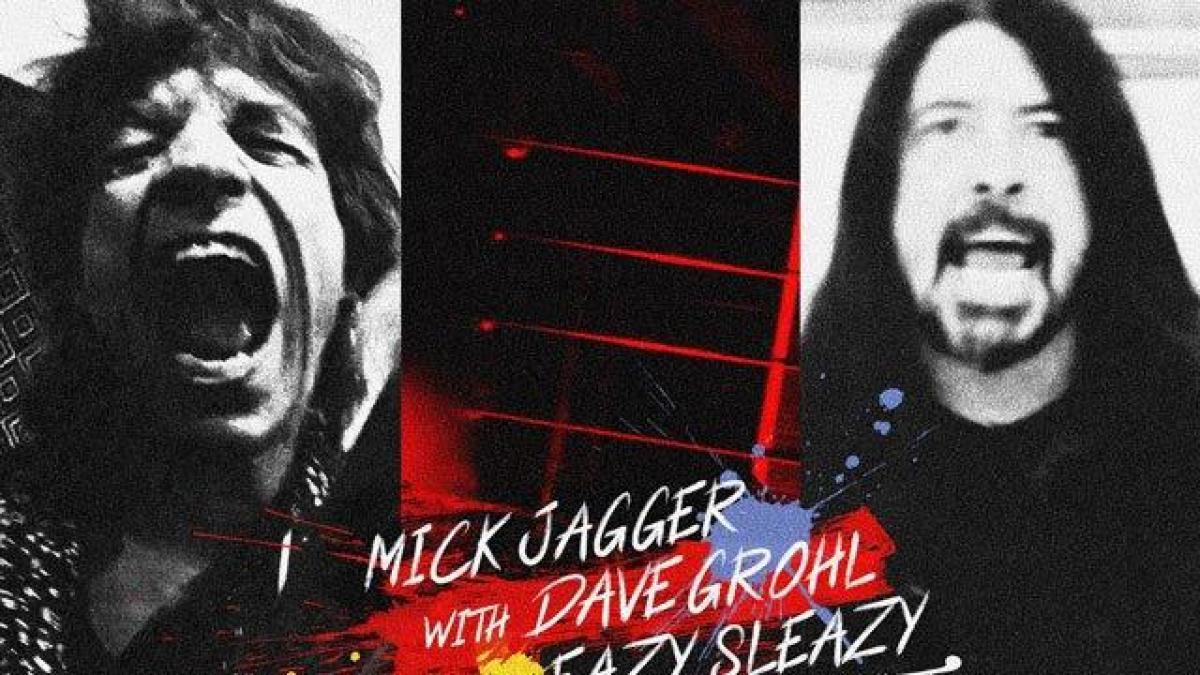 EAZY SLEAZY  Mick Jagger with Dave Grohl  Lyric video