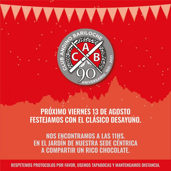 90&deg; Aniversario del Club Andino Bariloche 🎈🎉🎊