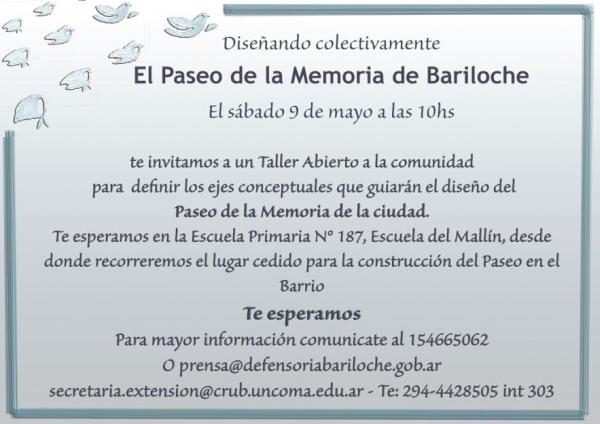 Dise&ntilde;o Colectivo Paseo de la memoria