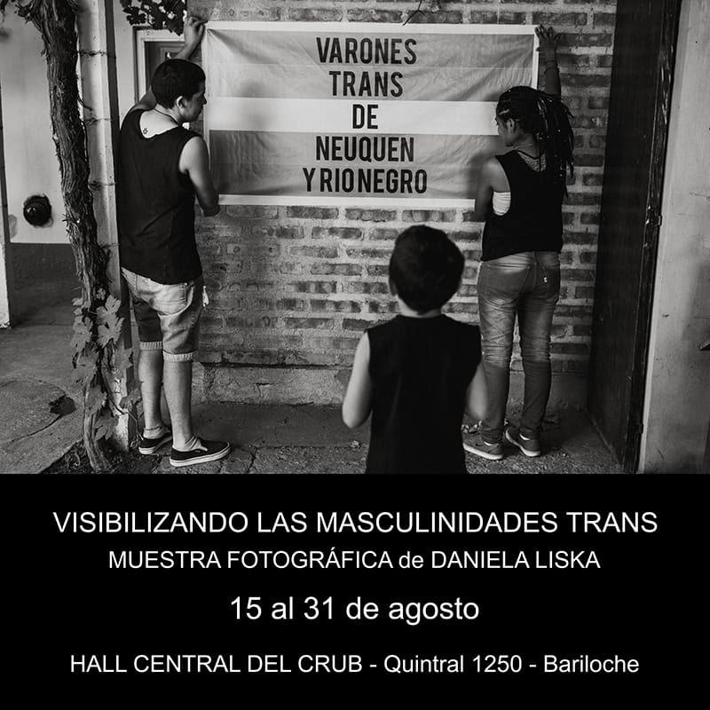 Muestra "Visibilizando las masculinidades Trans" en la Pared Blanca de la UNCo Bariloche