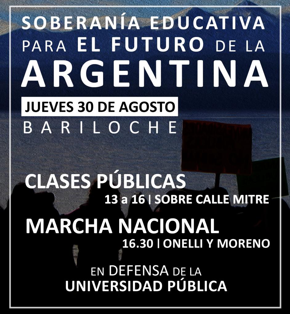 Actividades en Defensa de la Universidad  Jueves 30 de agosto