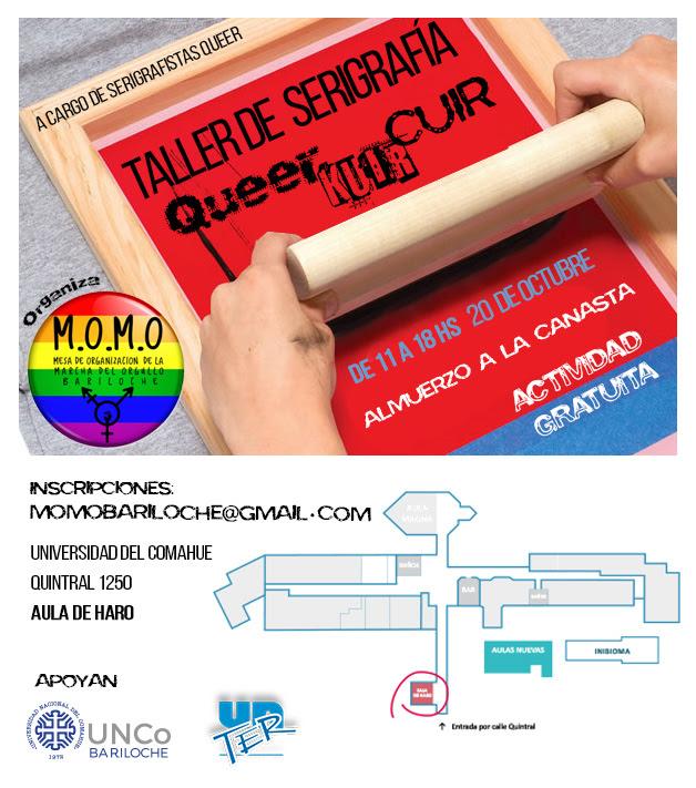 Taller de Serigraf&iacute;a Queer a cargo de Serigrafistas Queer  20/oct