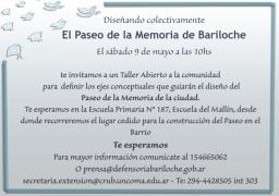 Dise&ntilde;o Colectivo Paseo de la memoria