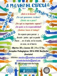 A mover el círculo!! Taller del proyecto Separar y reciclar con la ARB en las II Jornadas Patagónicas del IFDC