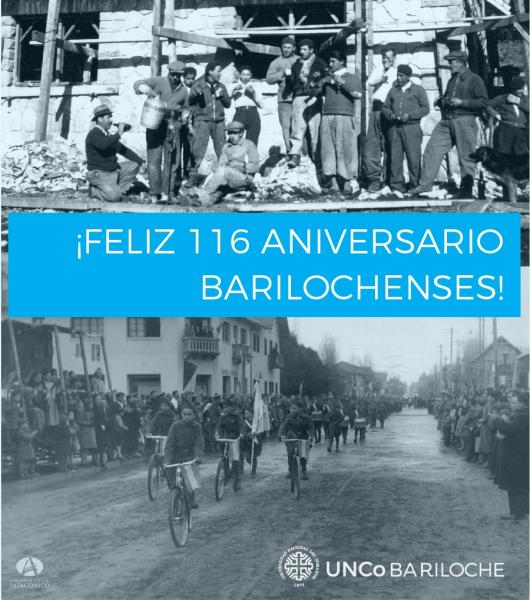 Saludo de la UNCo en el aniversario de Bariloche