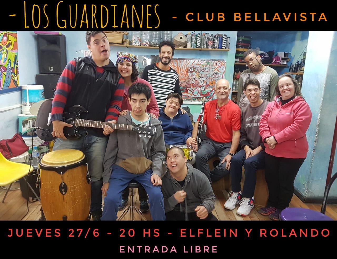 Los Guardianes en el Club Bella Vista