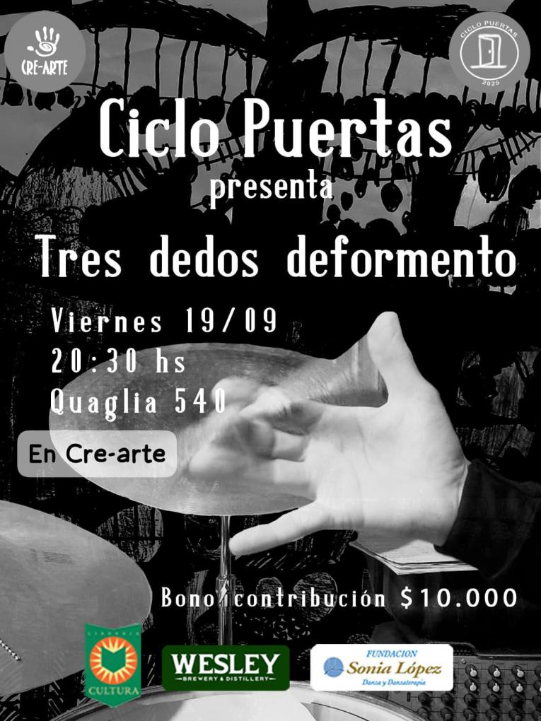 CICLO PUERTAS presenta: Tres dedos deformento