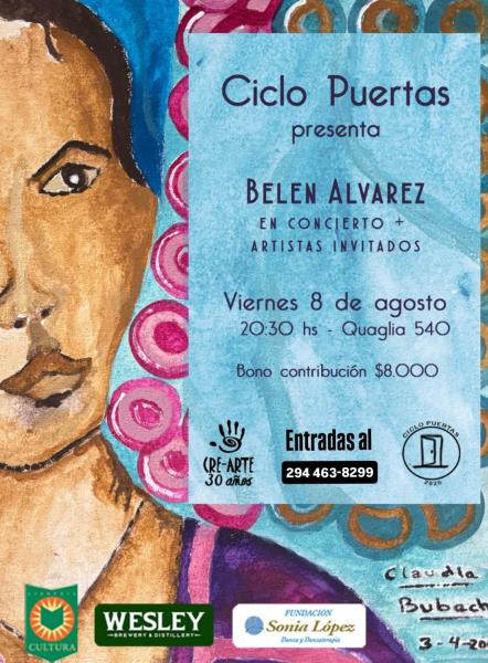  El Ciclo Puertas de Cre-arte presenta: Bel&eacute;n Alvarez en concierto