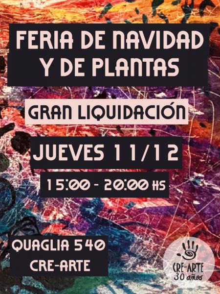 FERIA DE NAVIDAD Y PLANTAS🖼️🎨🌱